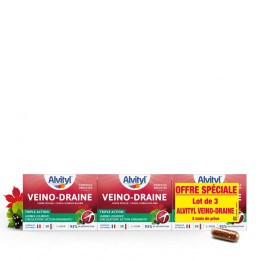 Veino-Draine lot de 3 : circulation & jambes légères | Alvityl