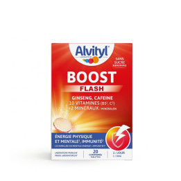 Alvityl Boost Effervescent - Complément alimentaire Fatigue Physique & Mentale - Ginseng & Caféine