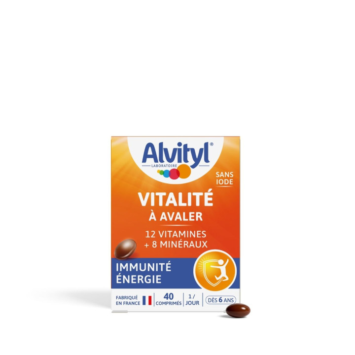 Alvityl Vitalité à Avaler - Complément alimentaire vitalité en comprimé
