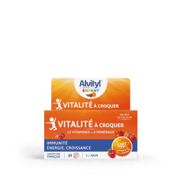 Alvityl Vitalité à Croquer Enfant - Complément alimentaire 12 Vitamines, 8 Minéraux & Croissance