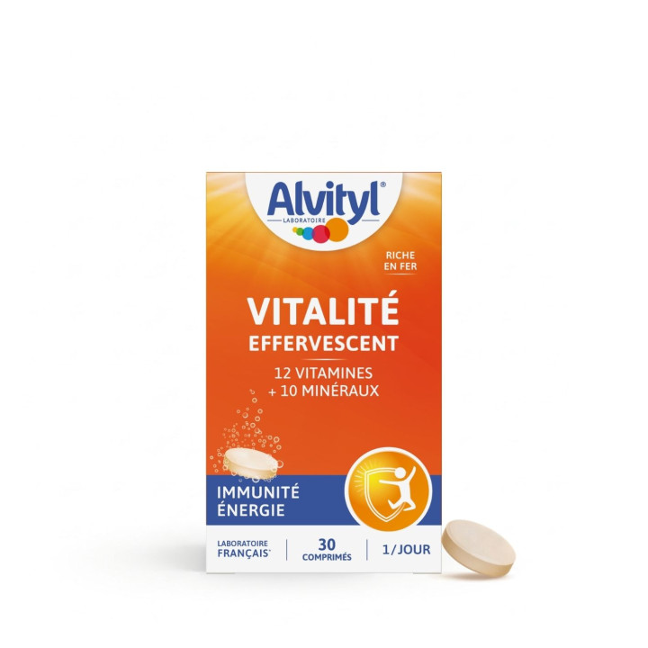 Alvityl Vitalité Effervescent - Complément alimentaire vitalité dès 12 ans