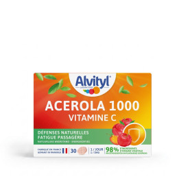 Alvityl Acérola Vitamine C - Complément alimentaire Fatigue & Défenses Immunitaires