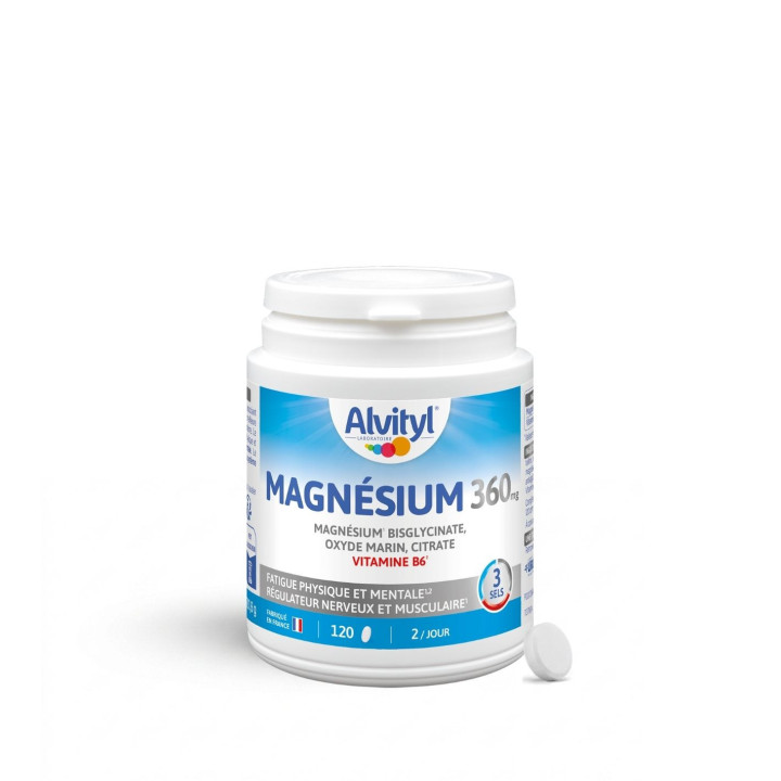 Magnésium 360mg x120 | Alvityl