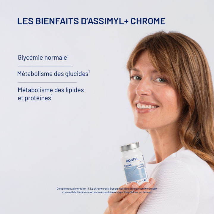 assimyl+ Chrome picolinate 250 µg - 70 comprimés | Alvityl