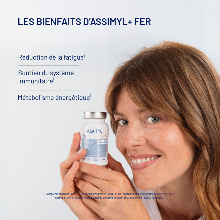 assimyl+ Fer : Lipofer® & fer bisglycinate | Alvityl