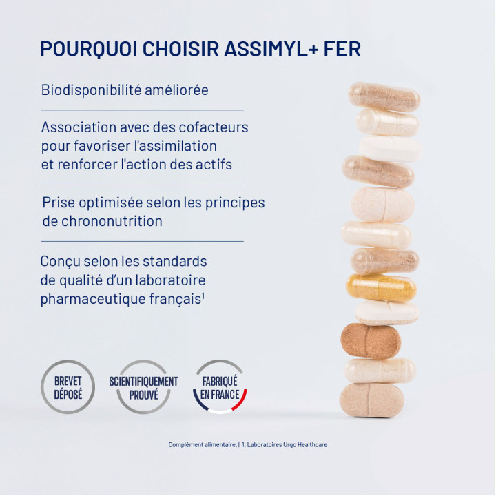 assimyl+ Fer : Lipofer® & fer bisglycinate | Alvityl