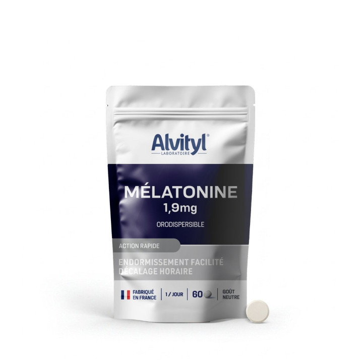 Mélatonine orodispersible 1,9 mg | Alvityl