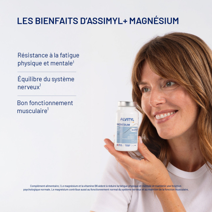 assimyl+ Magnésium : 3 formes de magnésium | Alvityl