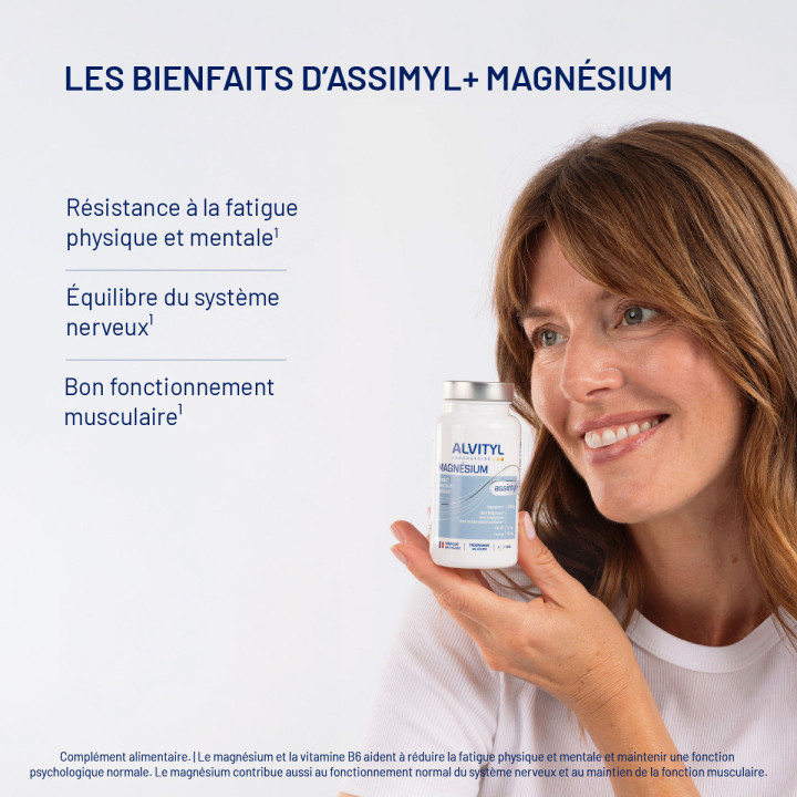 assimyl+ Magnésium : 3 formes de magnésium | Alvityl