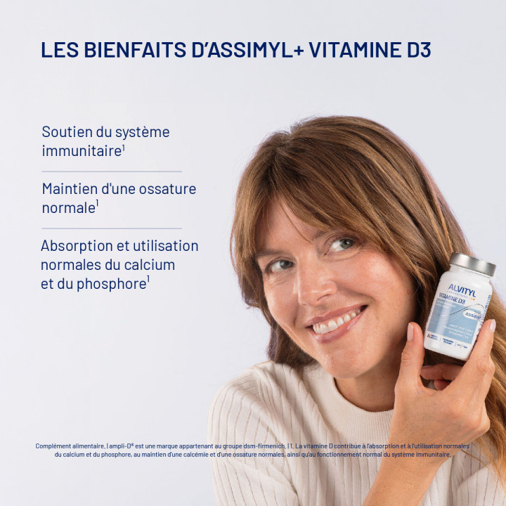 assimyl+ Vitamine D3 ampli-D® 2000 UI | Alvityl