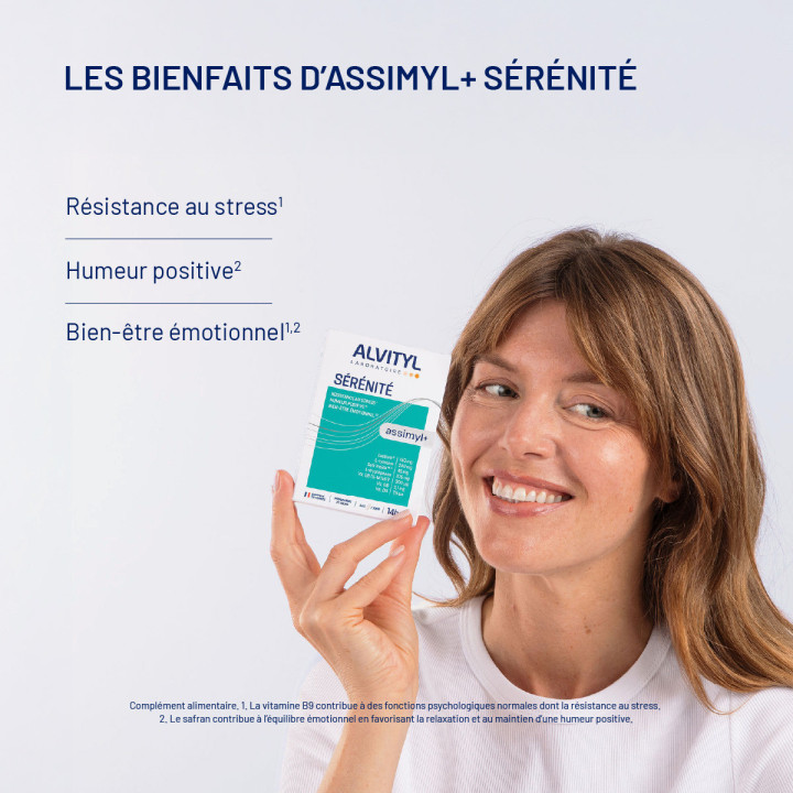 assimyl+ Sérénité : stress & équilibre émotionnel | Alvityl