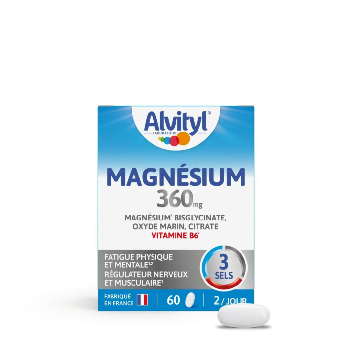 Alvityl Magnésium 360mg - Aide à réduire la fatigue | Alvityl