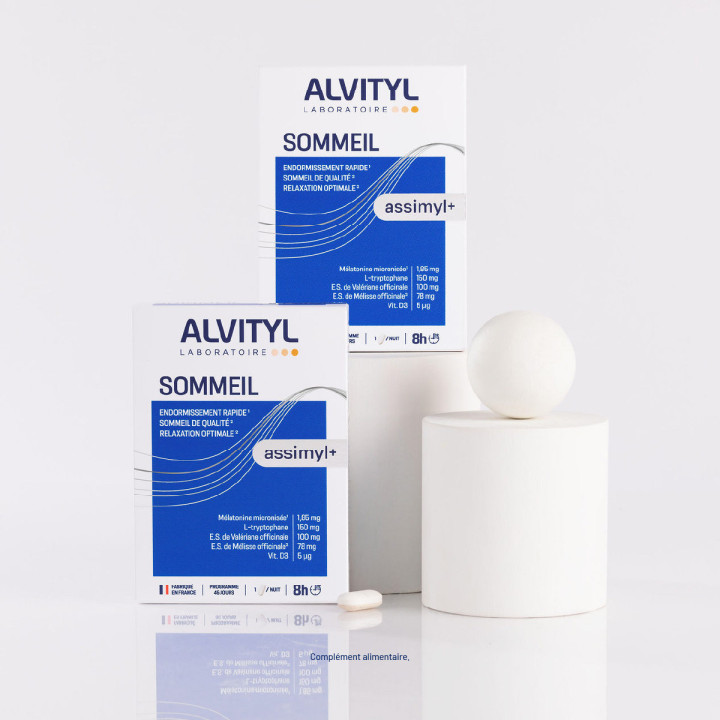 assimyl+ Sommeil : mélatonine diffusion sur 8 h | Alvityl