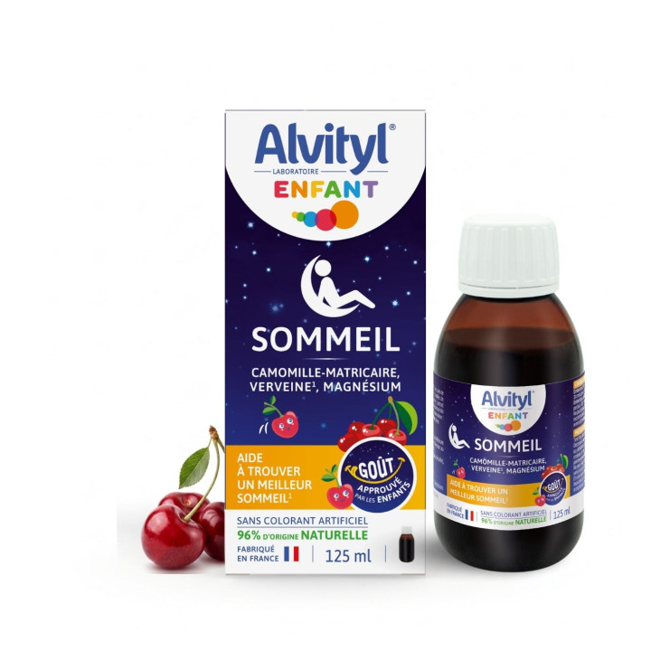 Sirop Sommeil Enfant dès 3 ans - Camomille, Verveine et Magnésium | Alvityl