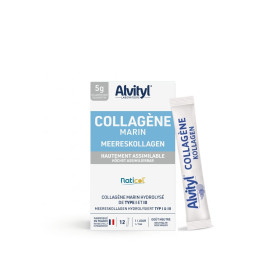 Alvityl Collagène Sticks : Complément alimentaire collagène marin - 5 g | Alvityl