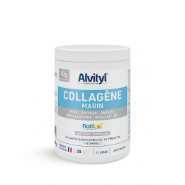 Alvityl Collagène Poudre : Complément alimentaire collagène marin 10g et vitamine C