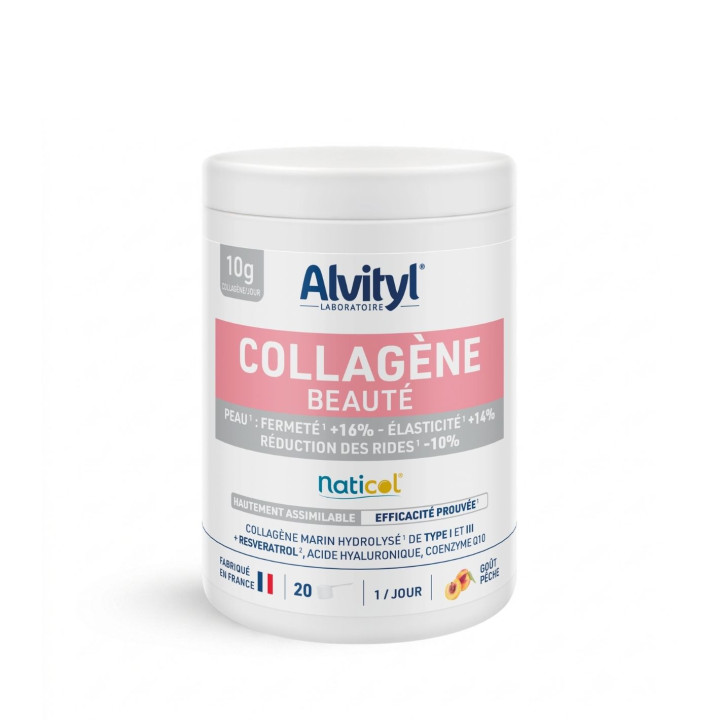 Alvityl Collagène Beauté : Complément alimentaire collagène 10g & acide hyaluronique