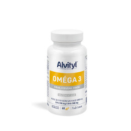 Alvityl Oméga 3 EPA DHA : Complément alimentaire cœur, cerveau et vision | Alvityl