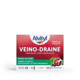 Alvityl Veino-Draine : Complément alimentaire circulation & jambes légères