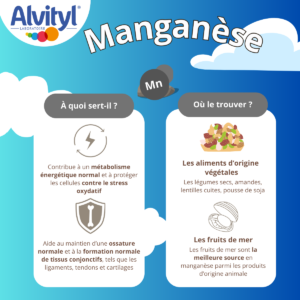 Alvityl - Les bienfaits du manganèse