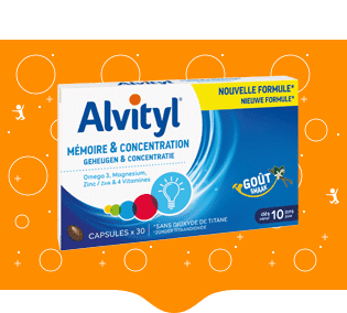 Alvityl – vitaité -memoire-concentration Alvityl mémoire et concentration