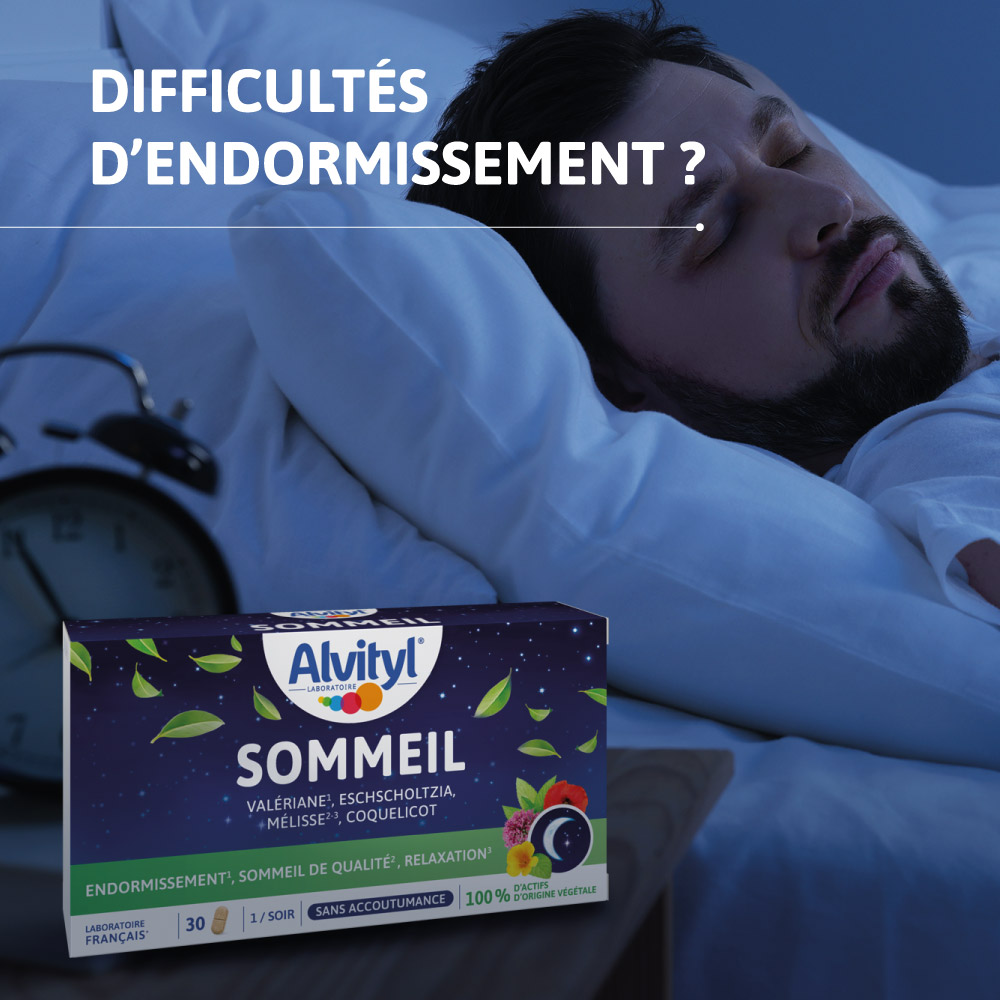 DIFFICULTES D'ENDORMISSEMENT ALVITYL SOMMEIL
