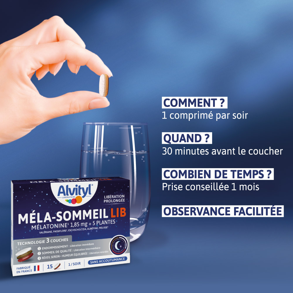 POSOLOGIE ALVITYL MELA-SOMMEIL LIB