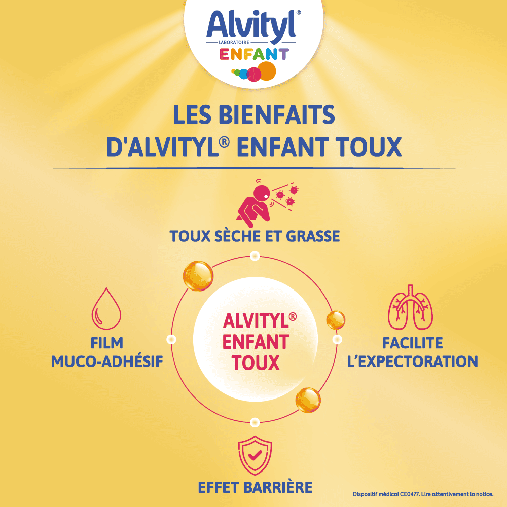 Les bienfaits de Alvityl enfant toux