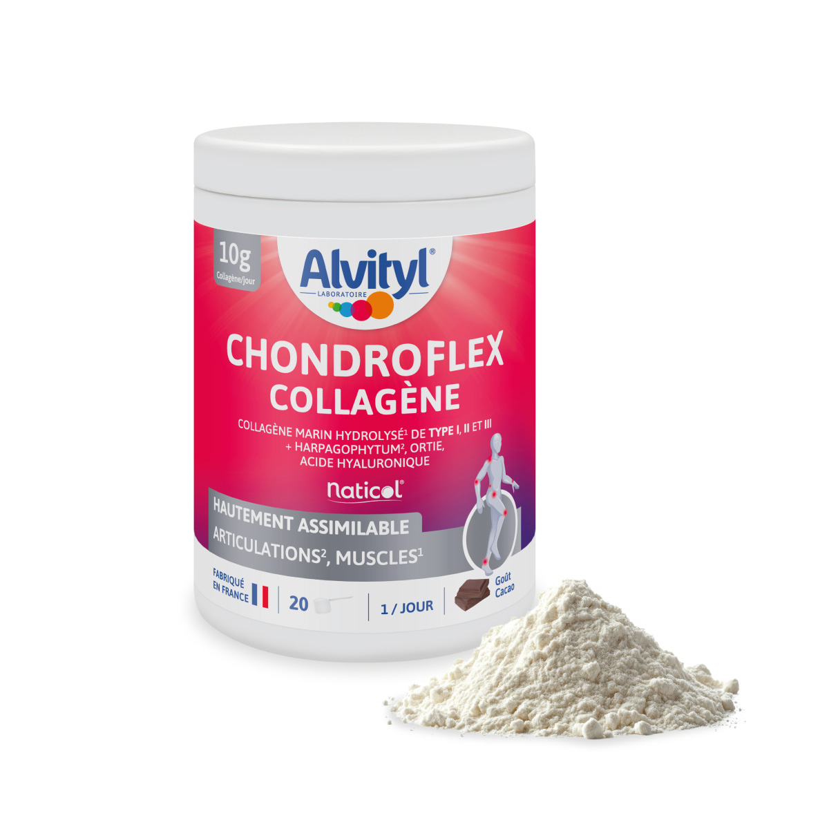Alvityl Chondroflex Collagène produit avec ingrédients