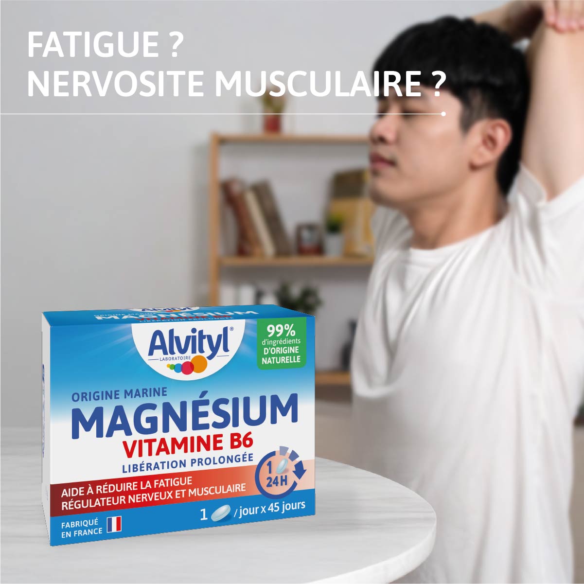 PROBLEMATIQUE FATIGUE NERVOSITE MUSCULAIRE MAGNESIUM