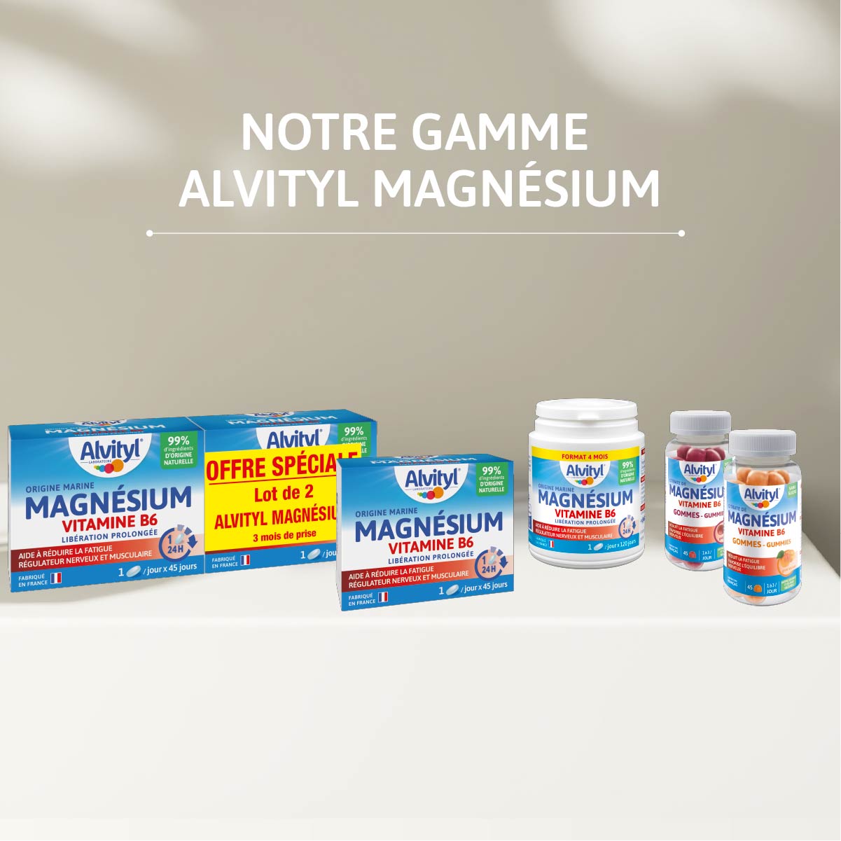 GAMME PRODUITS MAGNESIUM