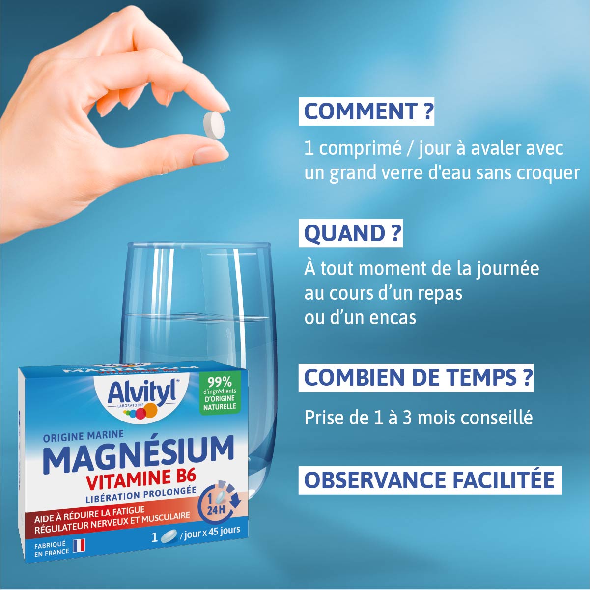 POSOLOGIE ALVITYL MAGNESIUM