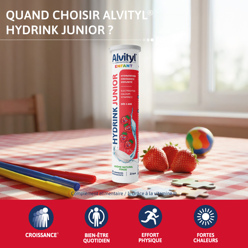 ALVITYL HYDRINK JUNIOR QUAND CHOISIR CET ELECTROLYTE