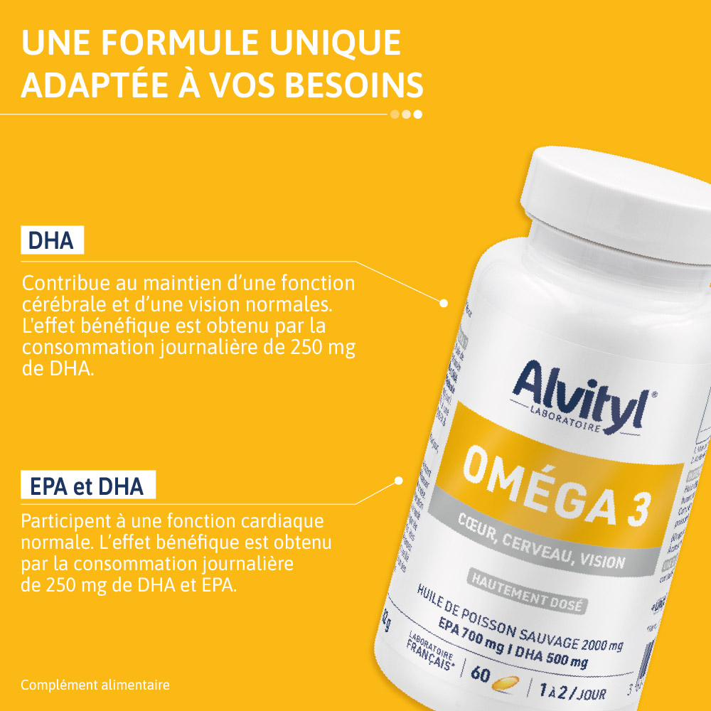 ALVITYL OMEGA 3 EPA ET DHA
