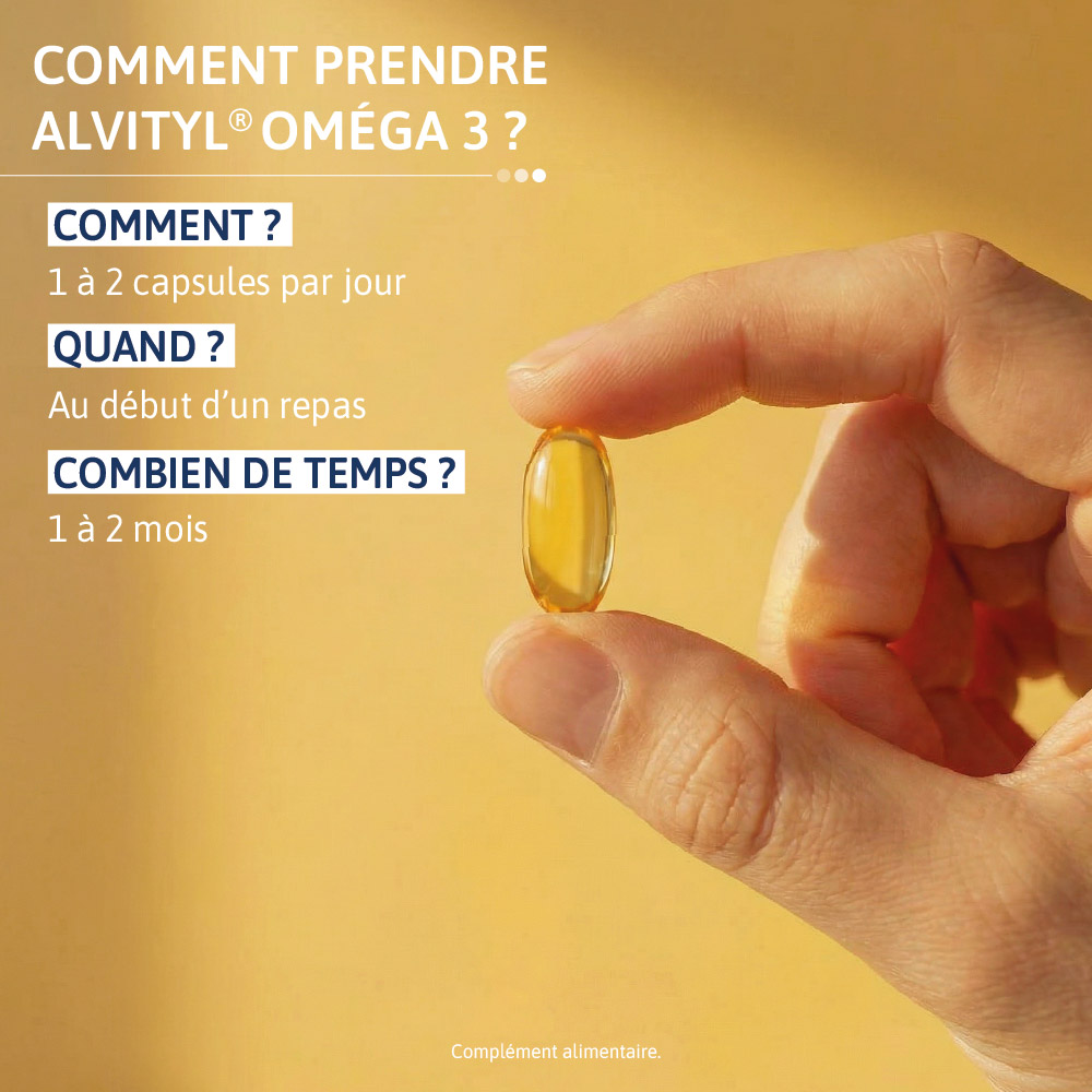 ALVITYL OMEGA 3 HUILE DE POISSON SAUVAGE