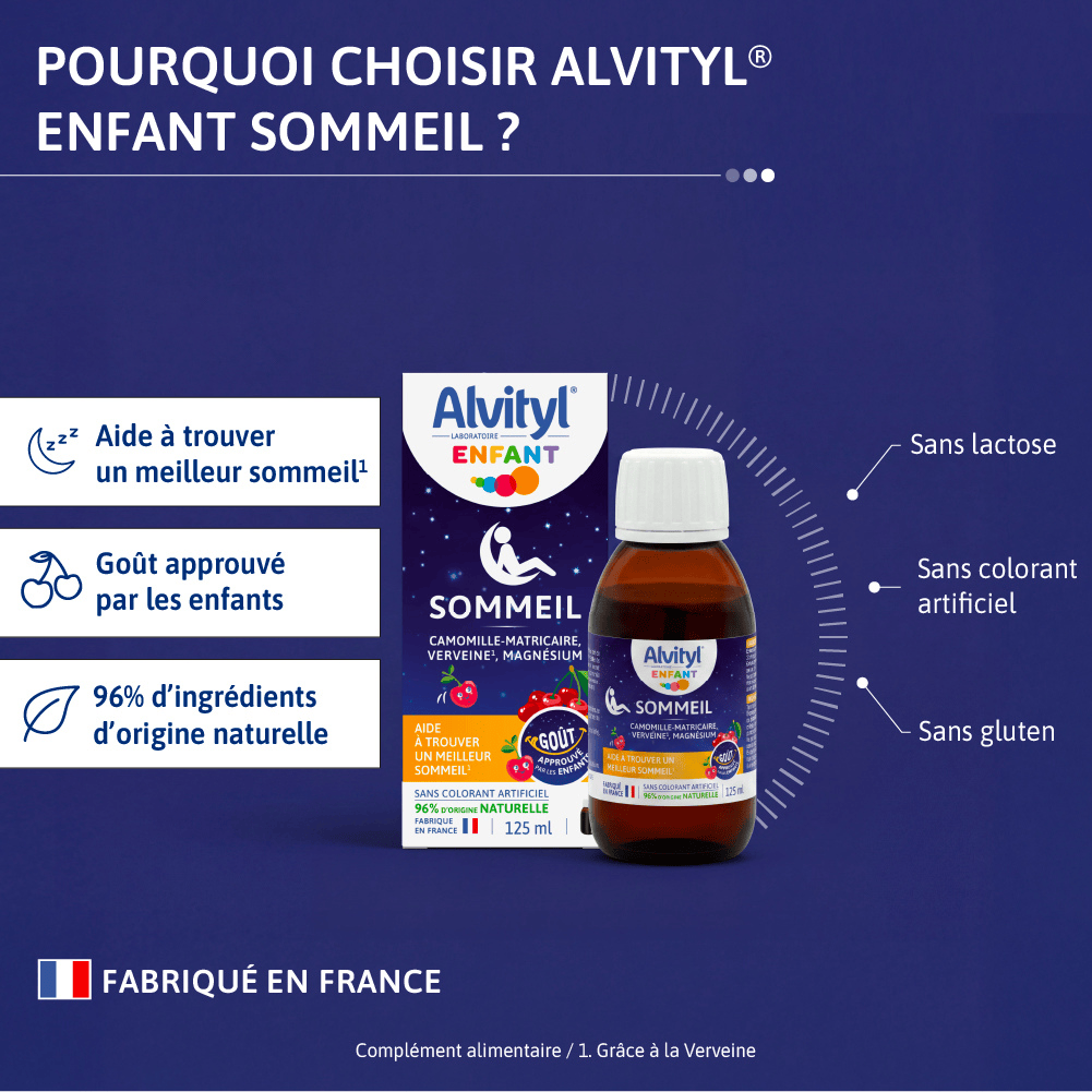 Alvityl enfant sommeil sans gluten