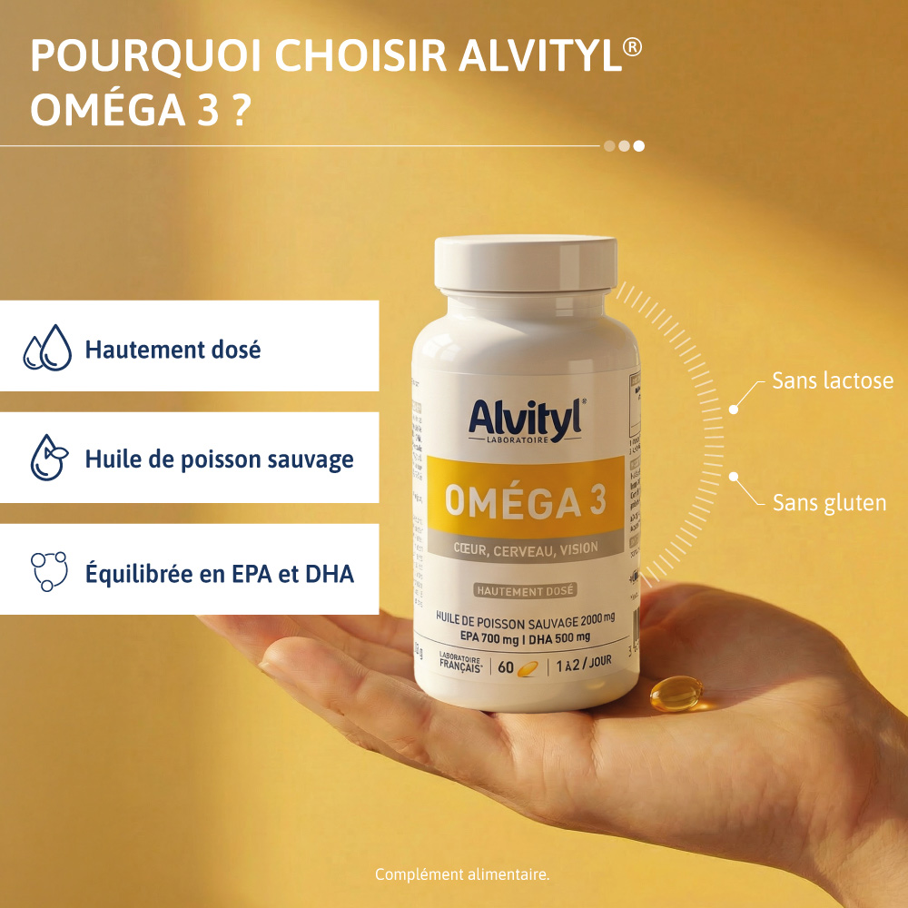 ALVITYL OMEGA 3 SANS LACTOSE SANS GLUTEN